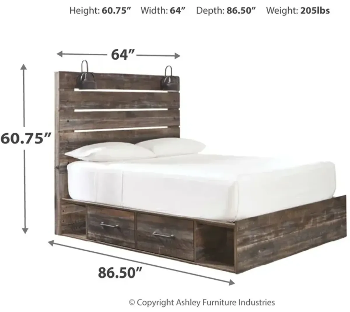 Drystan - Panel Bed