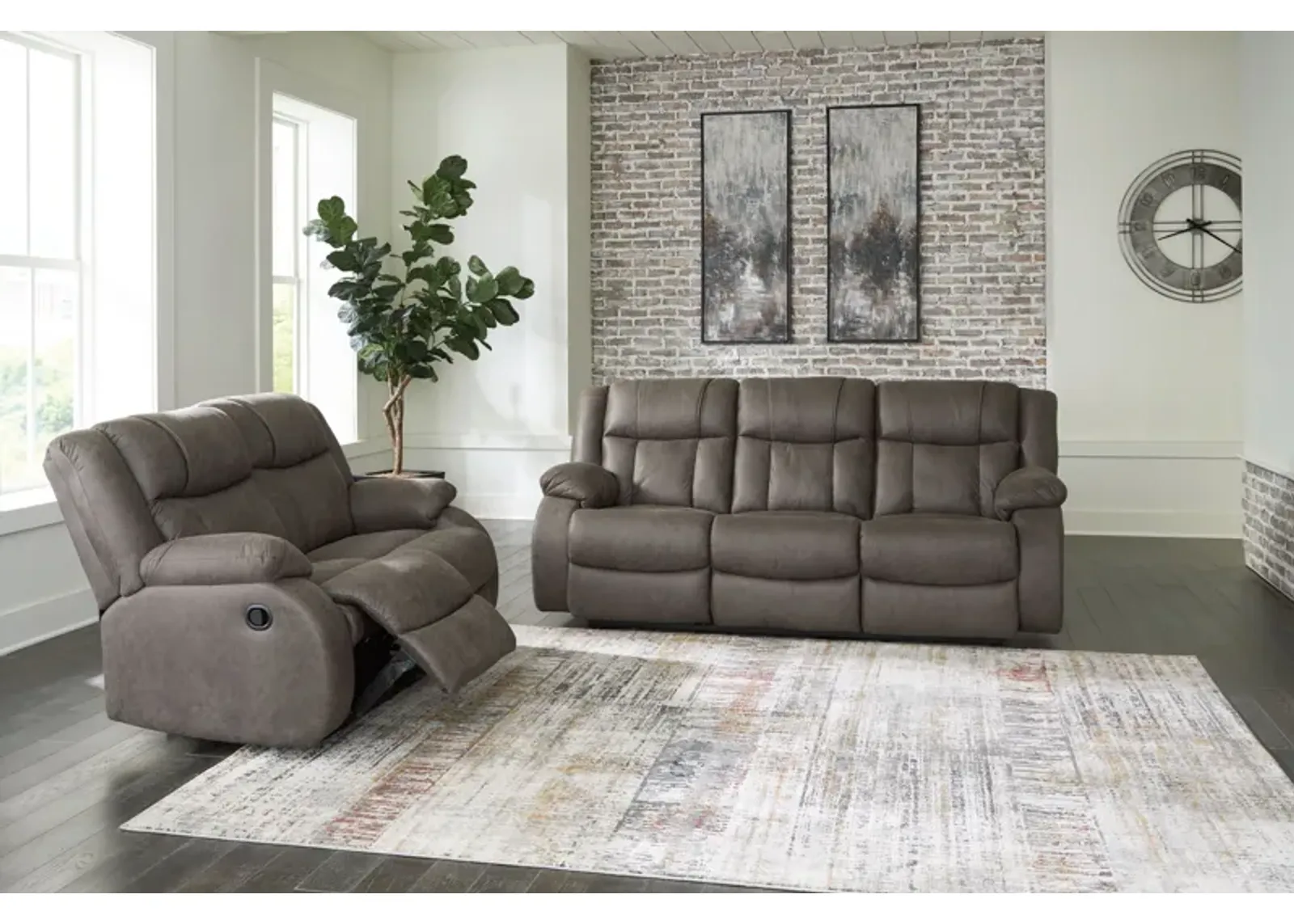 First Base - Reclining Living Room Set