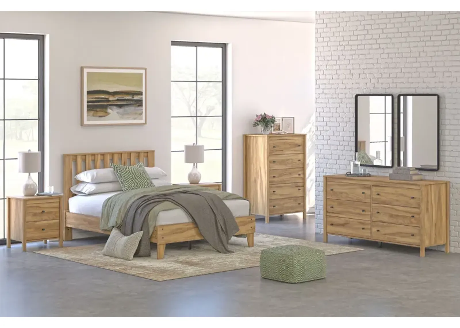 Bermacy - Platform Bedroom Set