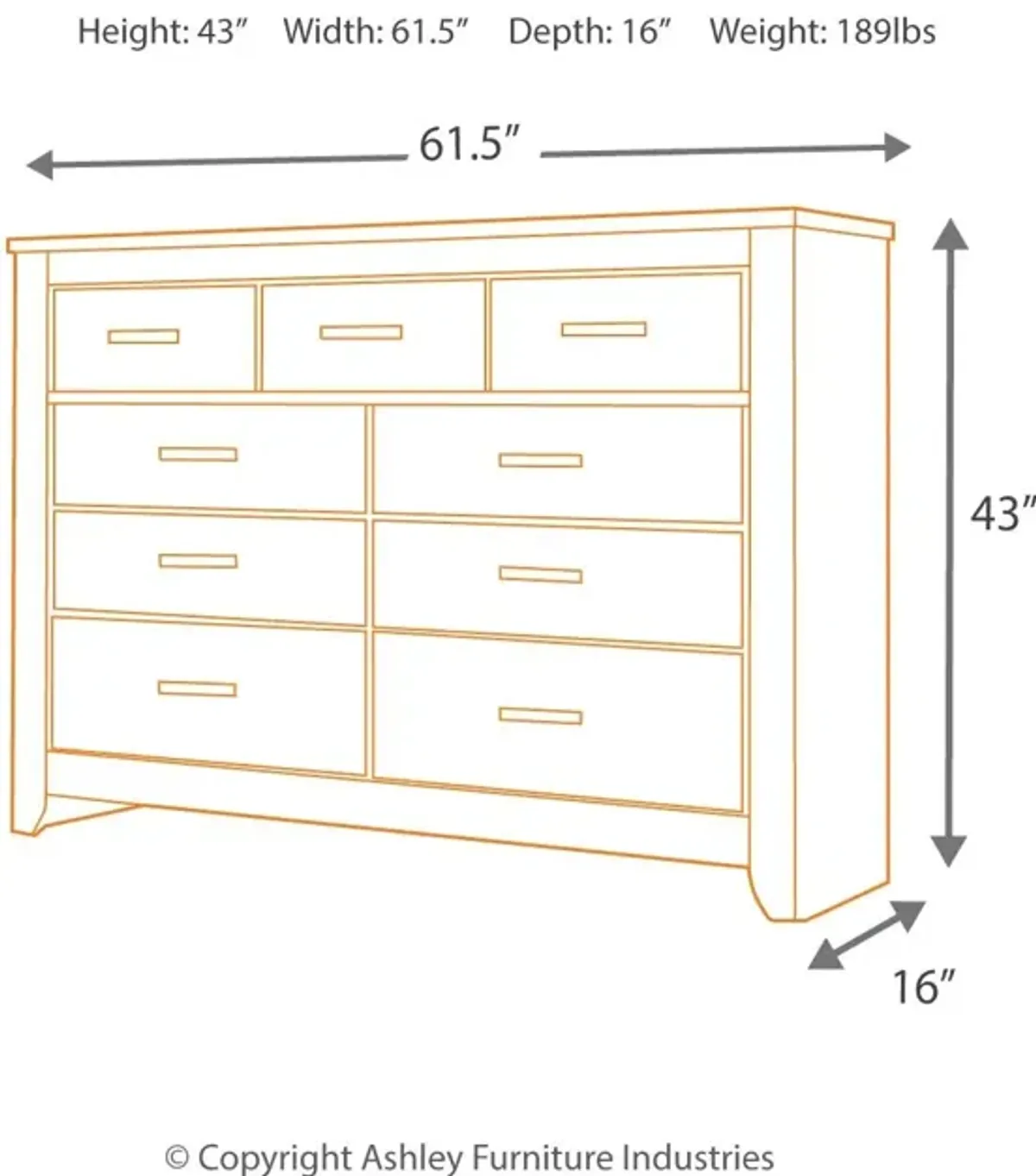 Zelen - Dresser, Mirror