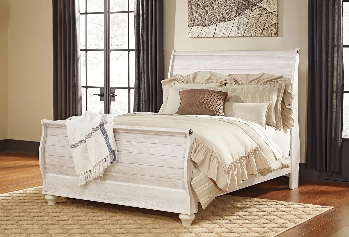 Willowton - Sleigh Bedroom Set