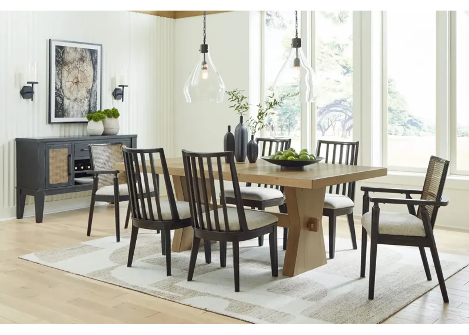 Galliden - Rectangular Dining Room Set