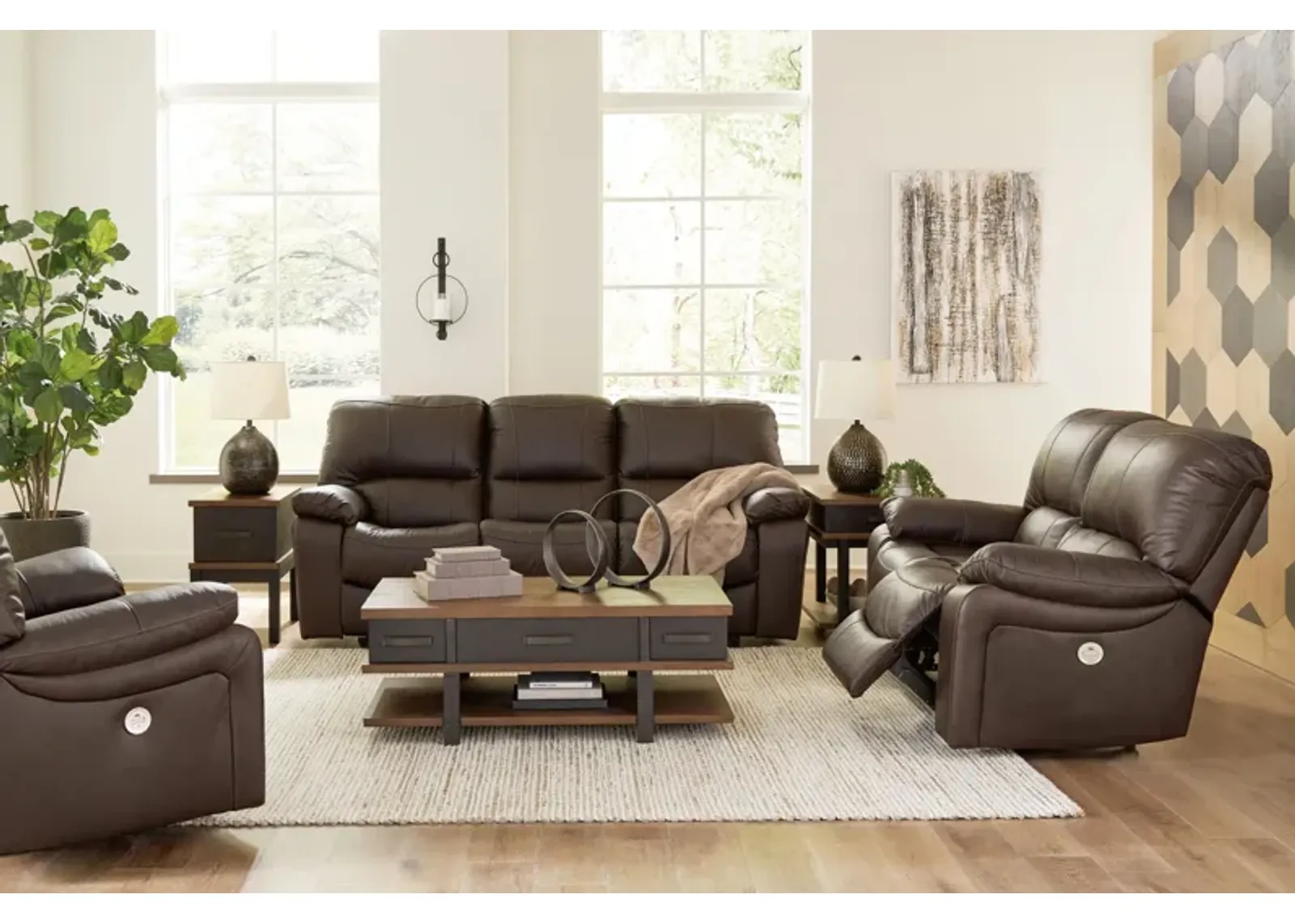 Leesworth - Reclining Living Room Set