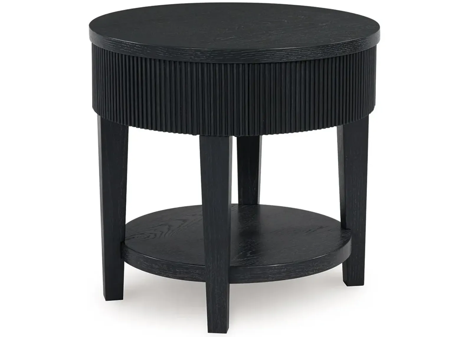 Marstream - Black - Round End Table