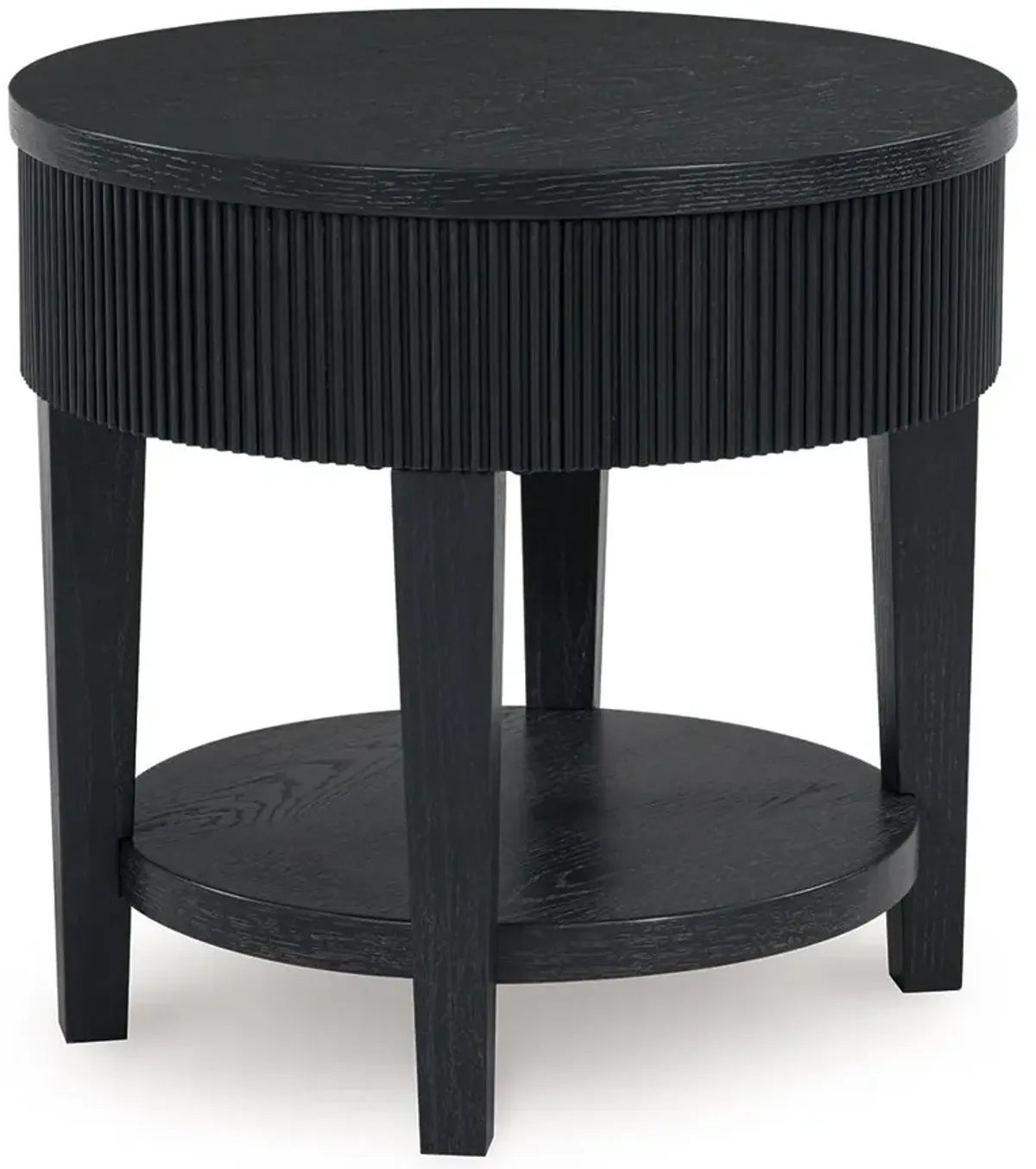 Marstream - Black - Round End Table