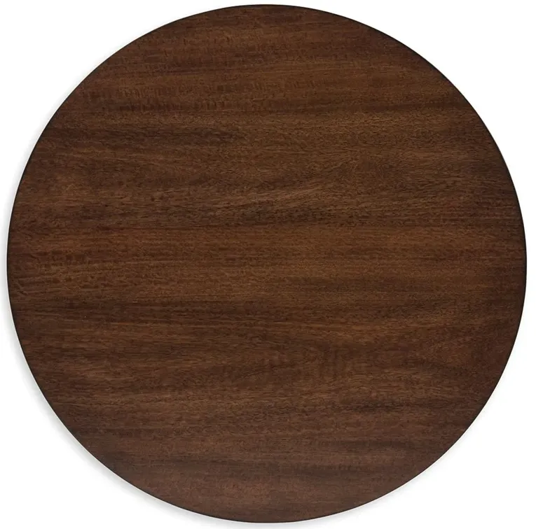 Korestone 2 - Dark Brown - Round End Table