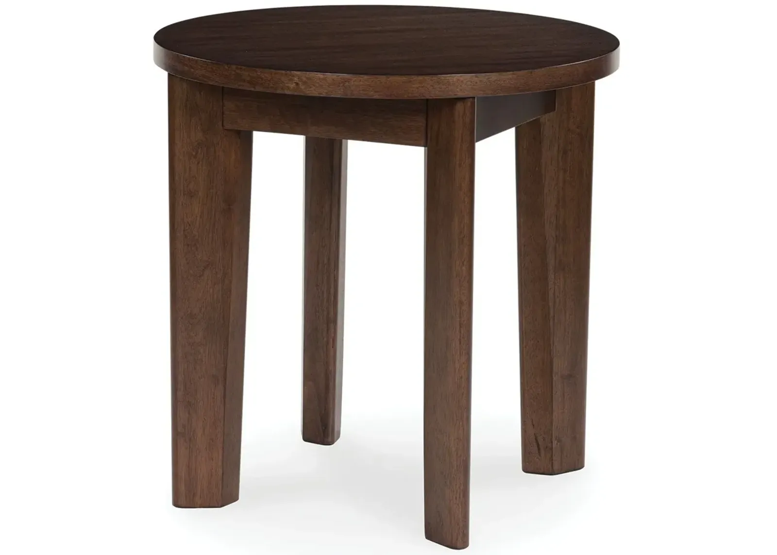 Korestone 2 - Dark Brown - Round End Table