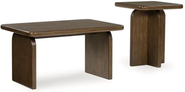 Shawbeck - Occasional Table Set (Set of 2) - Medium Brown