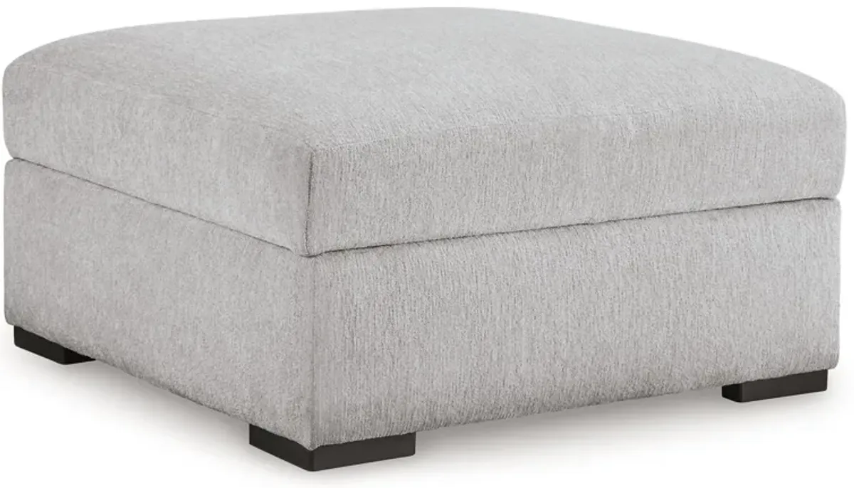 Gabyleigh - Nickel - Ottoman With Storage