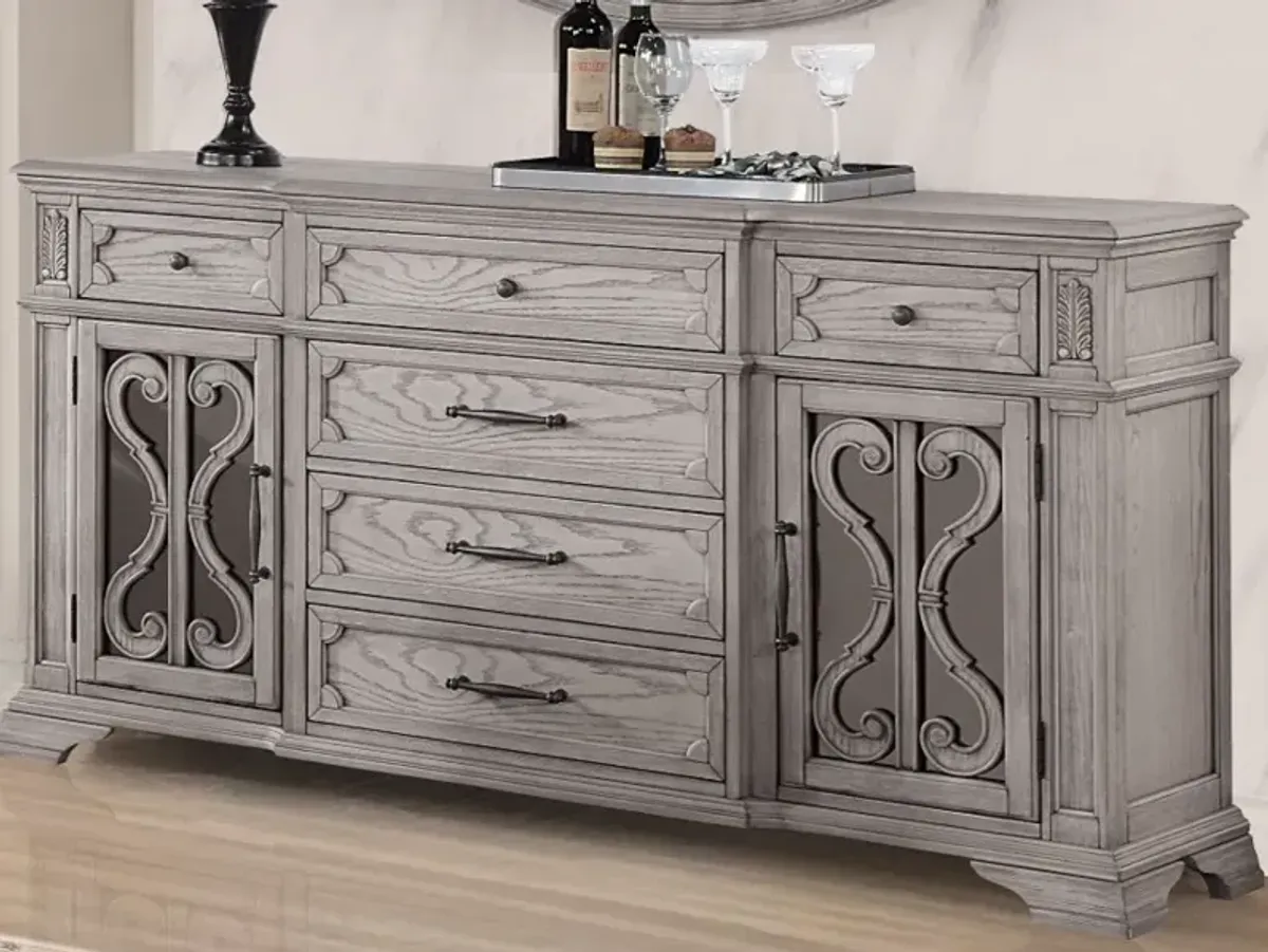 Weathered-Gray 68" Server/Sideboard