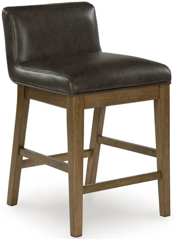 Cabalynn - Two-tone Brown - Upholstered Barstool (Set of 2)