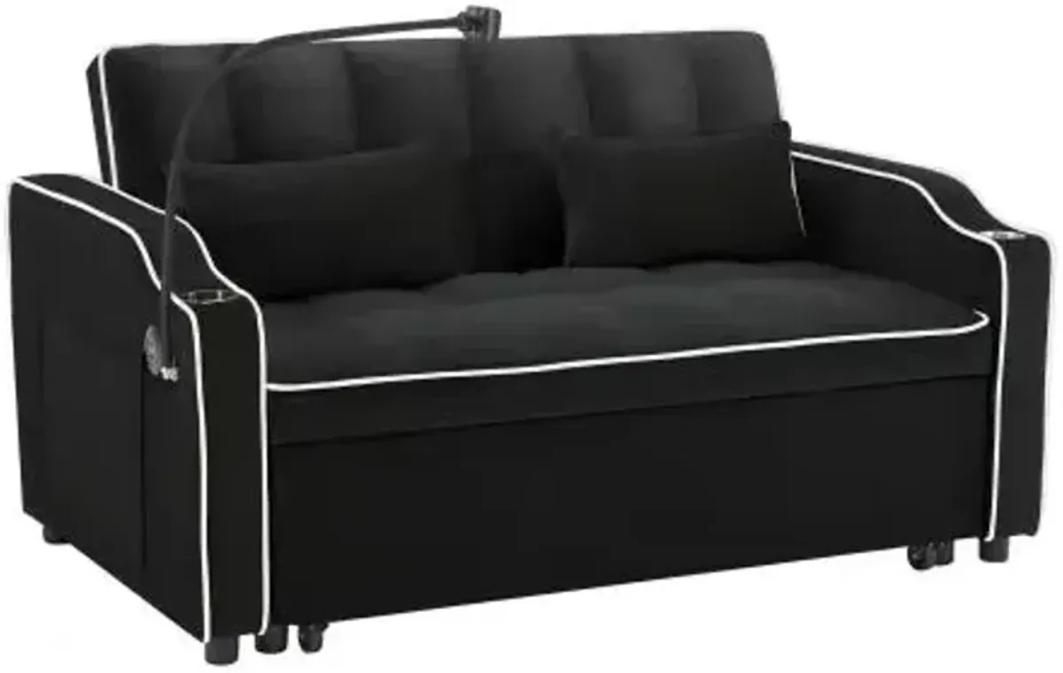 Sofa Bed with Phone Holder and USB Charging Port