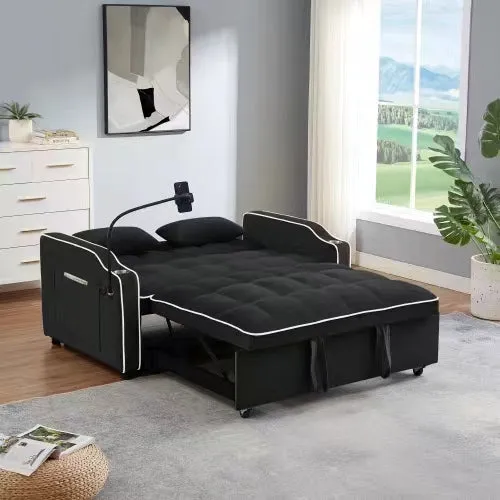 Sofa Bed with Phone Holder and USB Charging Port