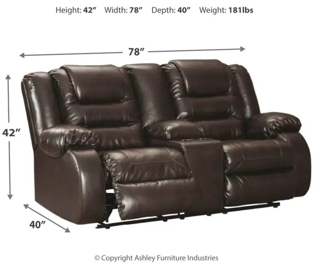 Vacherie - Reclining Loveseat