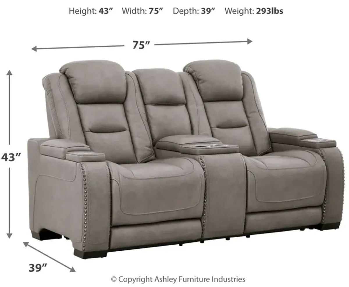 The Man-Den - Power Reclining Loveseat