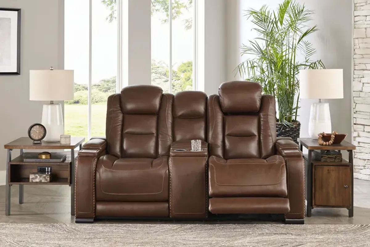 The Man-Den - Power Reclining Loveseat