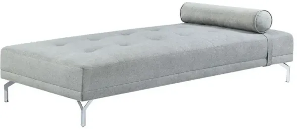 Sofa 74" - Gray Velvet And Black