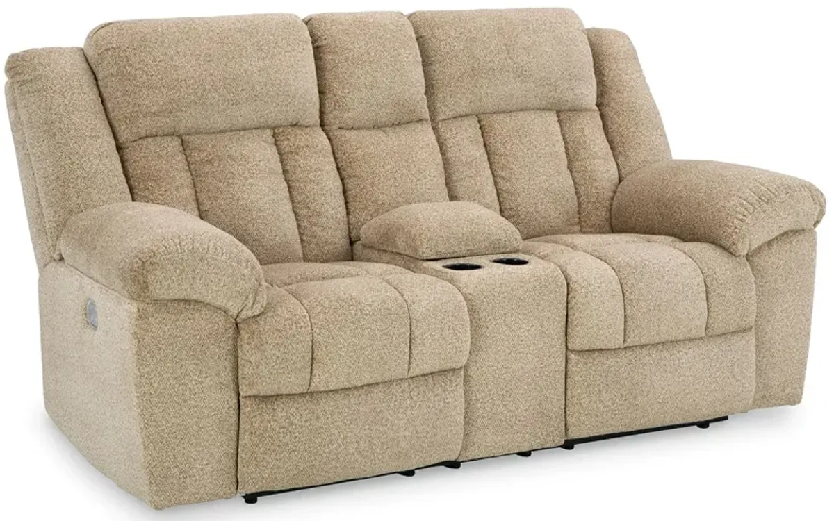 Tip-off - Power Reclining Loveseat With Console / Adj Headrest