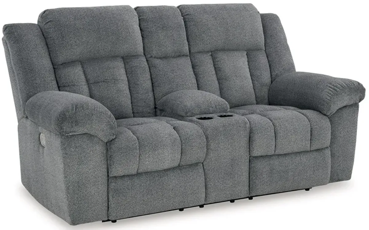 Tip-off - Power Reclining Loveseat With Console / Adj Headrest