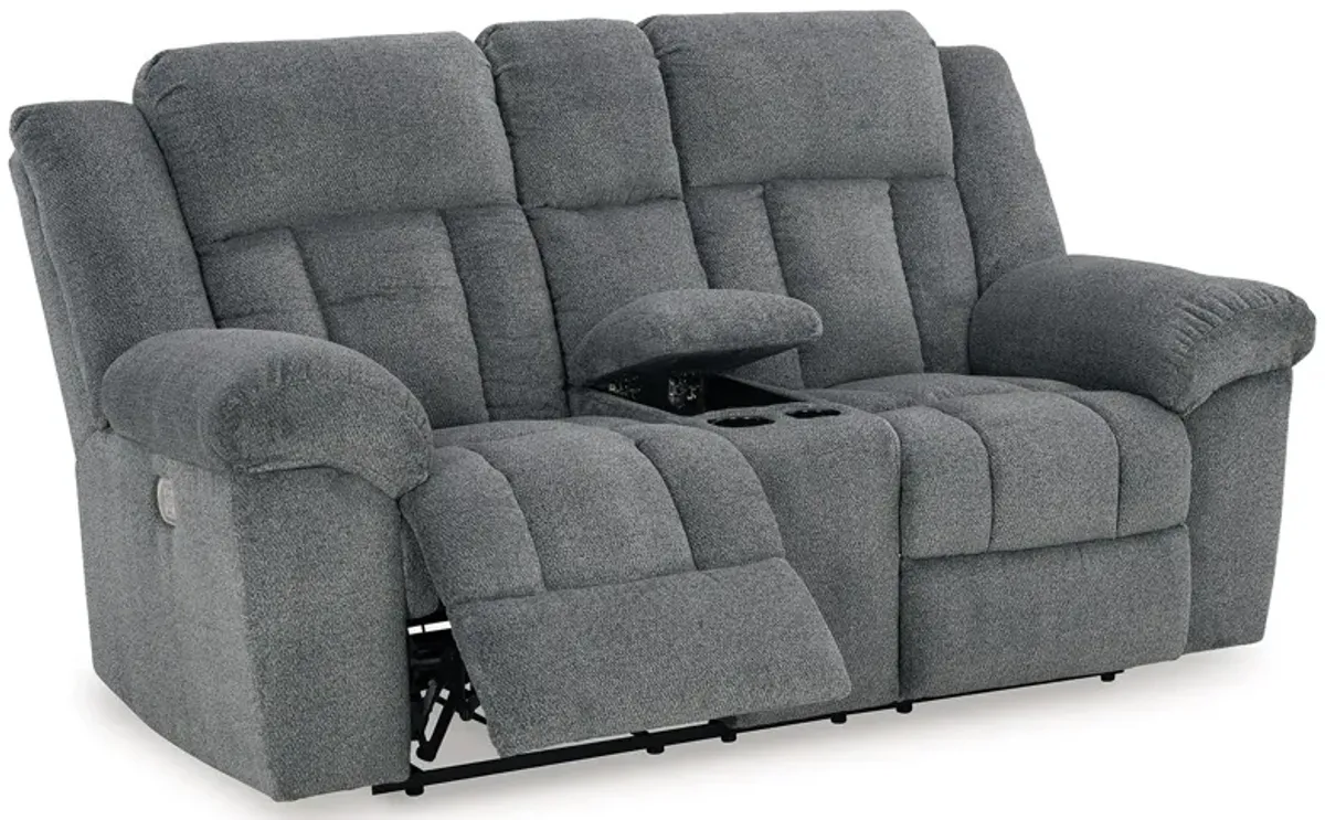 Tip-off - Power Reclining Loveseat With Console / Adj Headrest