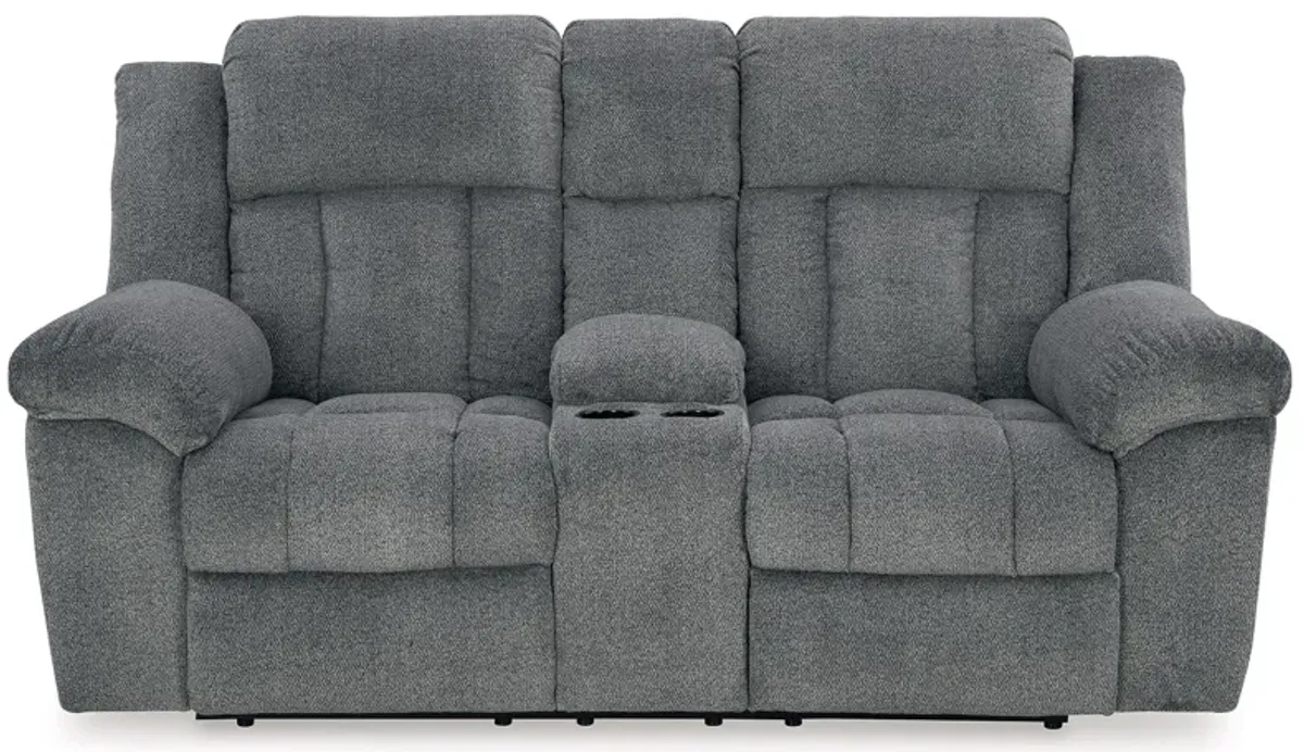 Tip-off - Power Reclining Loveseat With Console / Adj Headrest