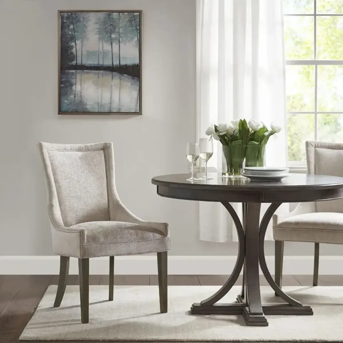 Ultra - Dining Side Chair (Set of 2) - Cream