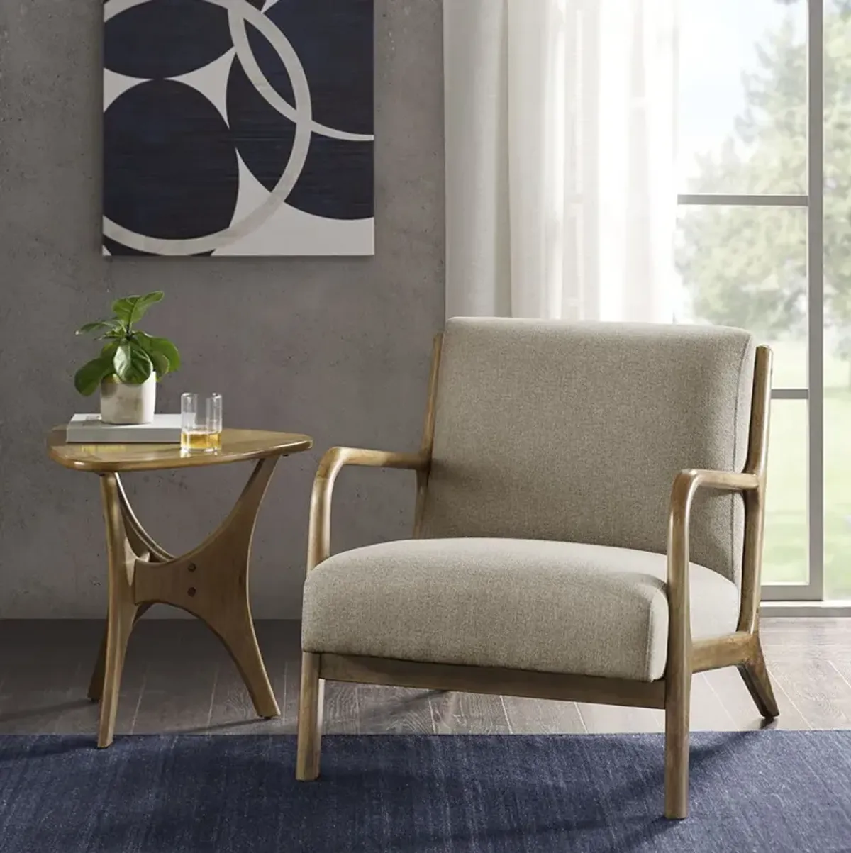 Novak - Lounge Chair - Taupe