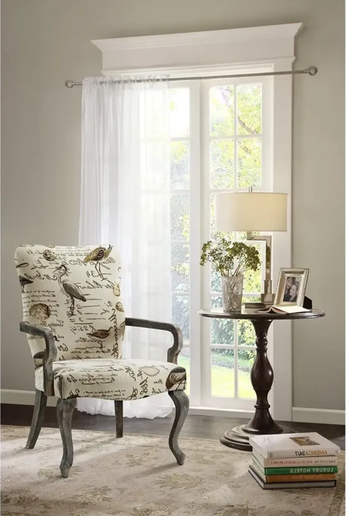 Arnau - Accent Chair - Ivory Multi