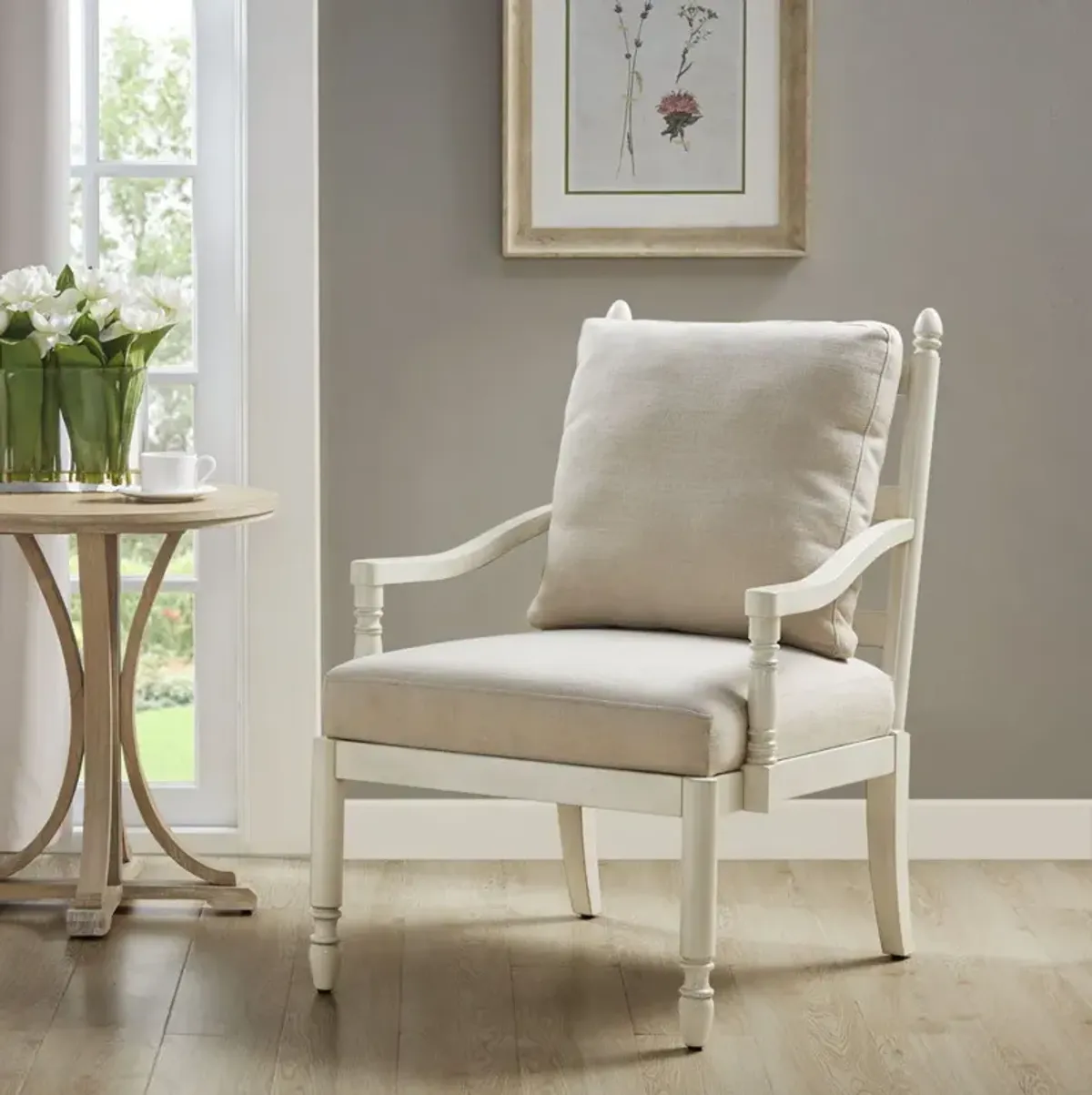 Braxton - Accent Chair - Cream