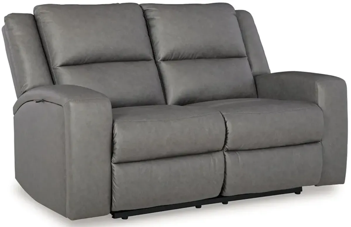 Brixworth - Slate - Reclining Loveseat