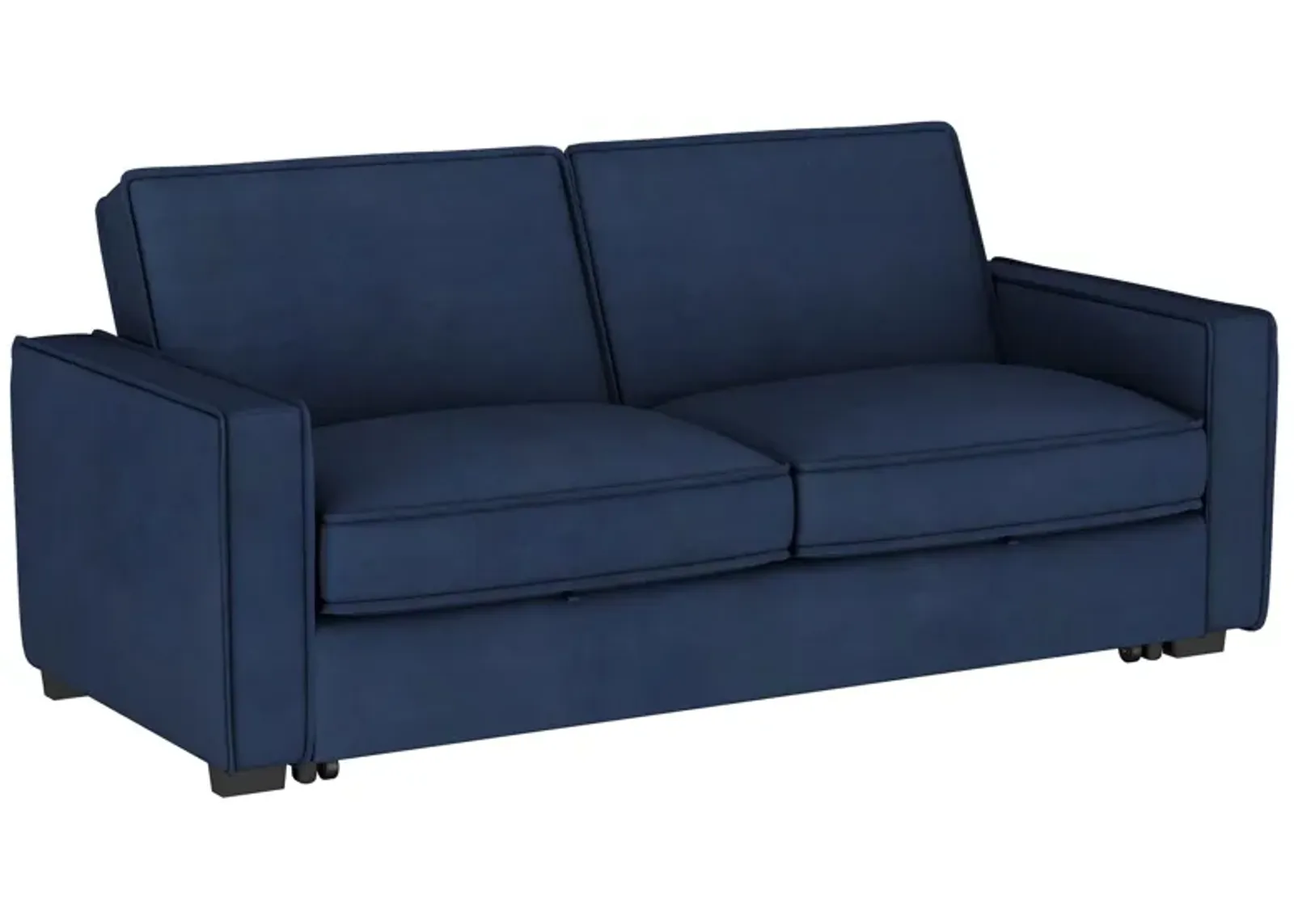 Gretchen - Upholstered Convertible Sleeper Sofa Bed - Navy Blue