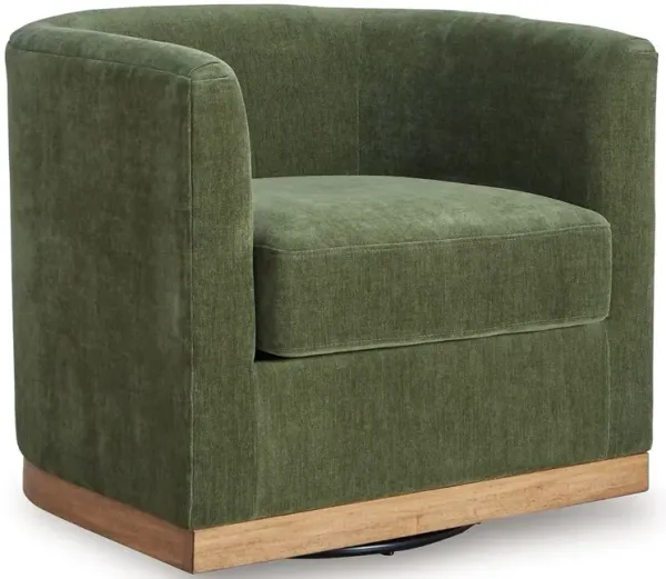 Jersonlow - Forest Green - Swivel Chair
