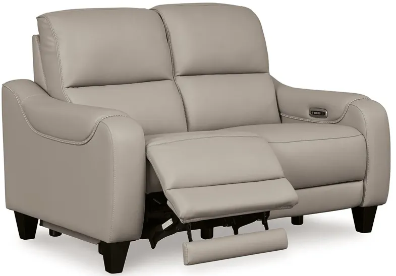 Mercomatic - Power Reclining Loveseat With Adj Headrest