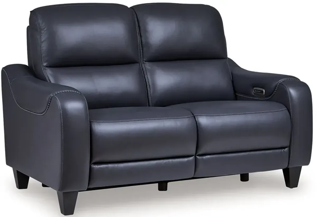 Mercomatic - Power Reclining Loveseat With Adj Headrest