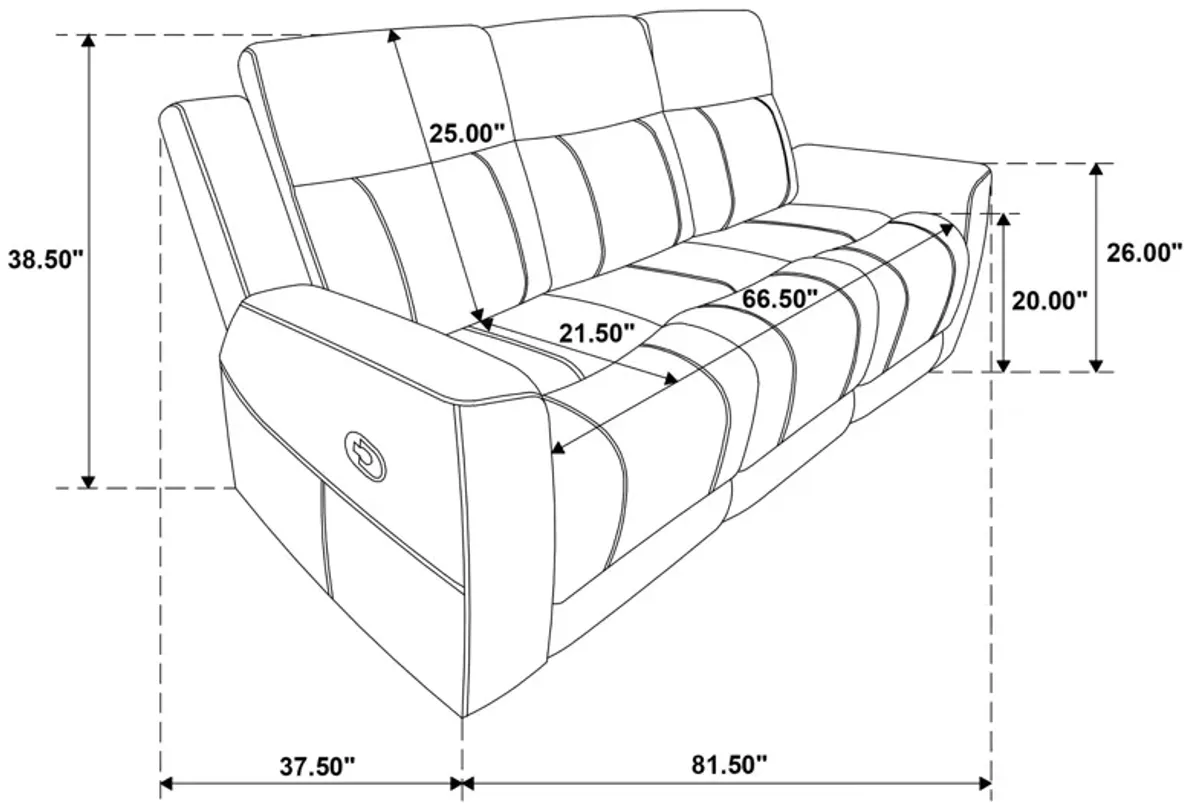 Brentwood - Upholstered Motion Reclining Sofa