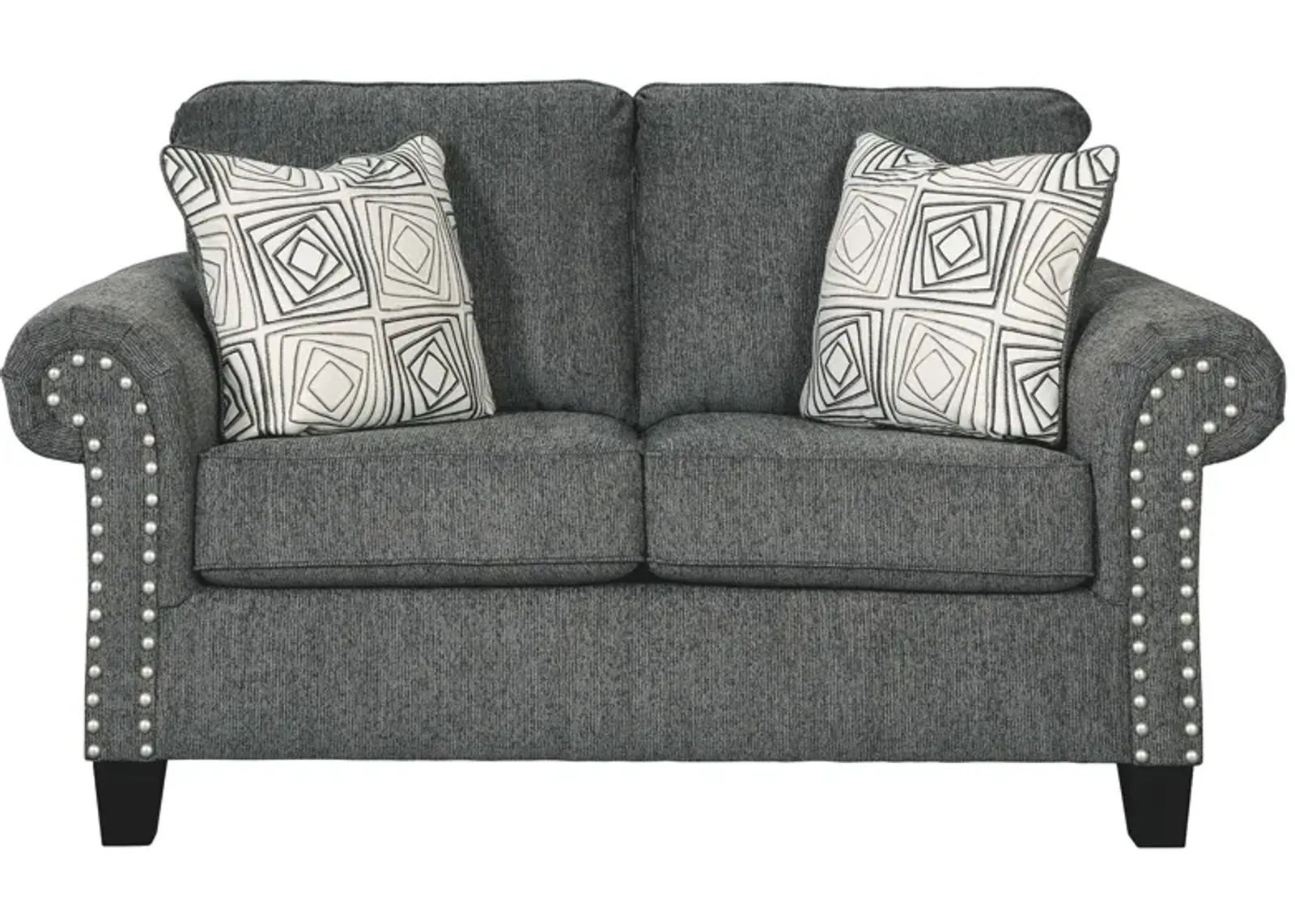 Agleno - Charcoal - Loveseat