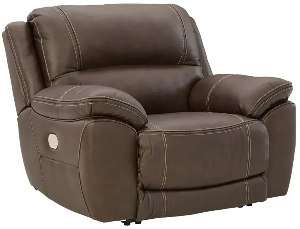 Dunleith - Zero Wall Recliner w/PWR HDRST - Chocolate