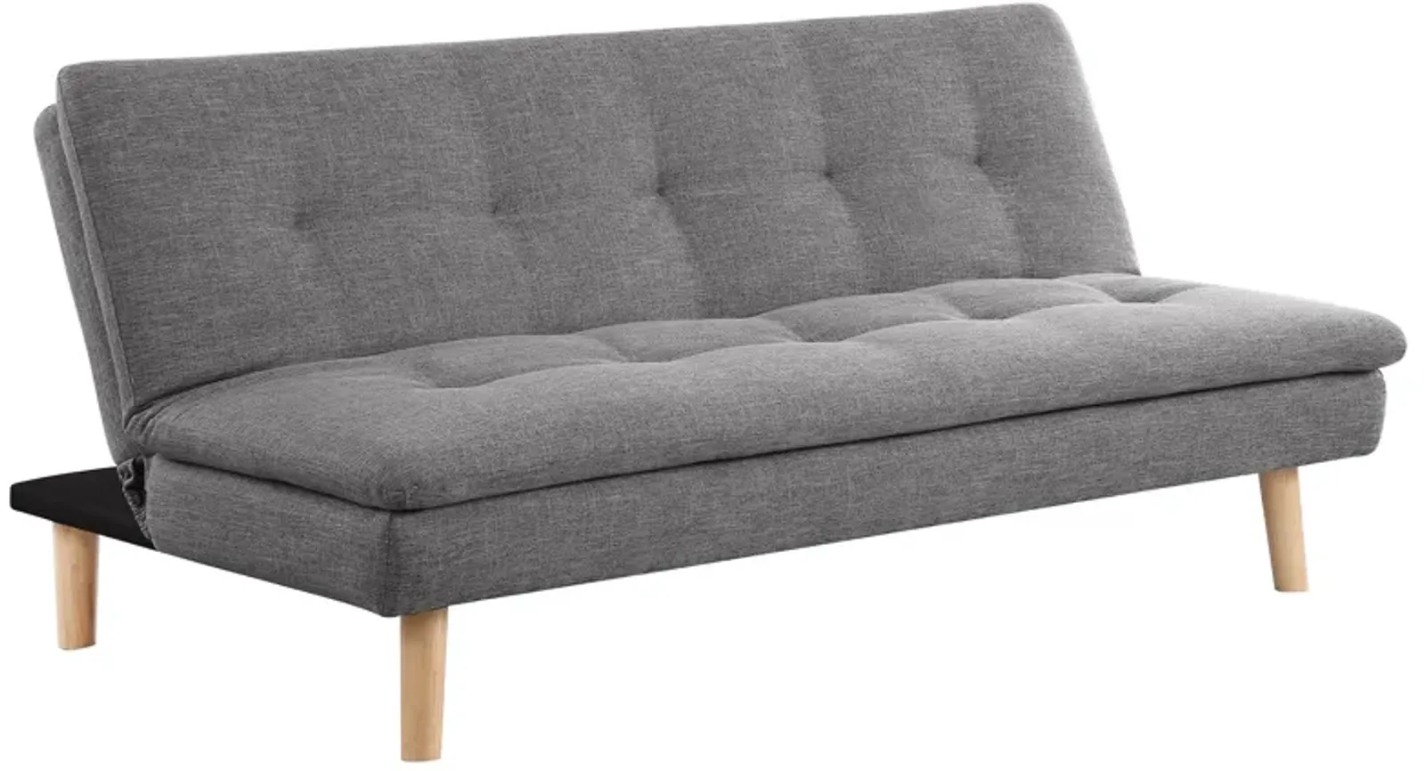 Scout - Upholstered Tufted Convertible Sofa Bed - Gray