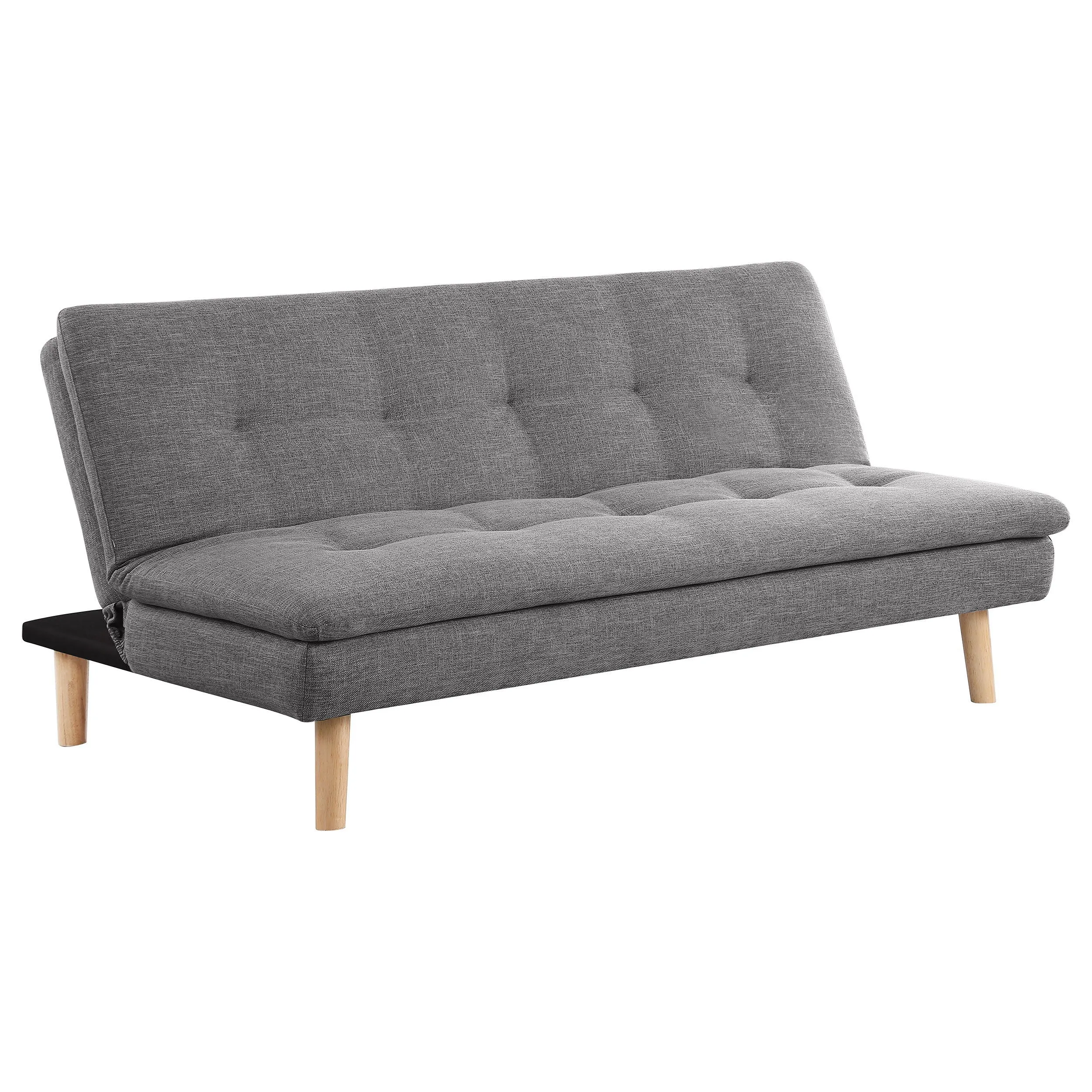 Scout - Upholstered Tufted Convertible Sofa Bed - Grey