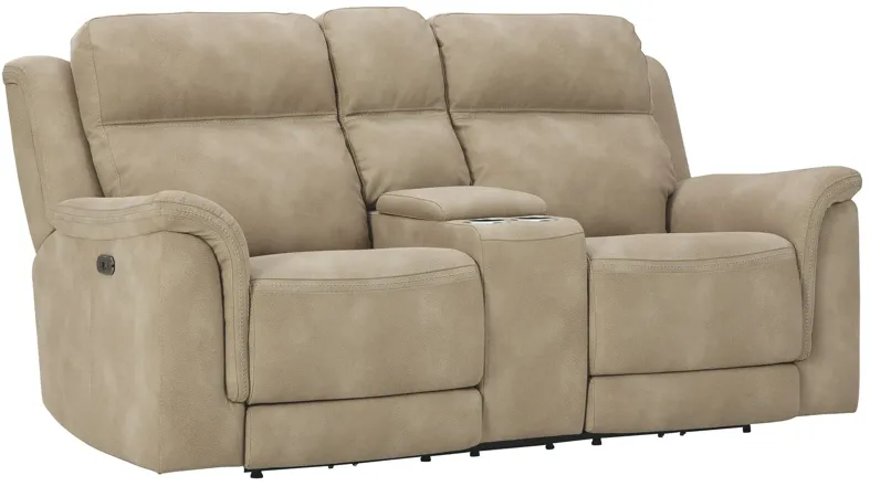 Next-Gen Durapella - Reclining Power Loveseat With Console