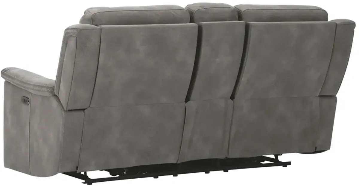 Next-Gen Durapella - Reclining Power Loveseat With Console