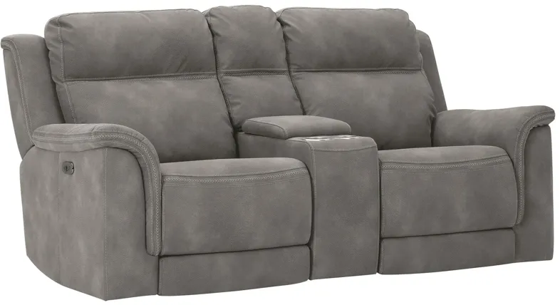 Next-Gen Durapella - Reclining Power Loveseat With Console