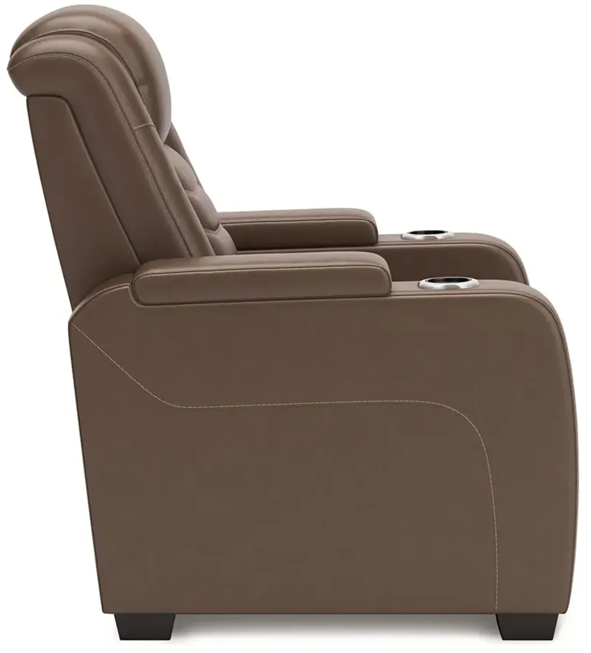 High Impact - Tobacco - Power Recliner / Adj Headrest