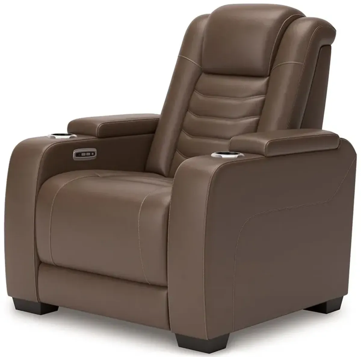 High Impact - Tobacco - Power Recliner / Adj Headrest