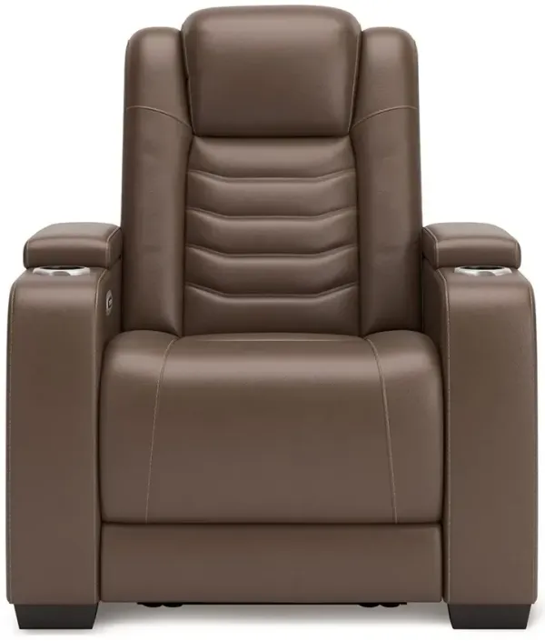 High Impact - Power Recliner / Adj Headrest - Tobacco