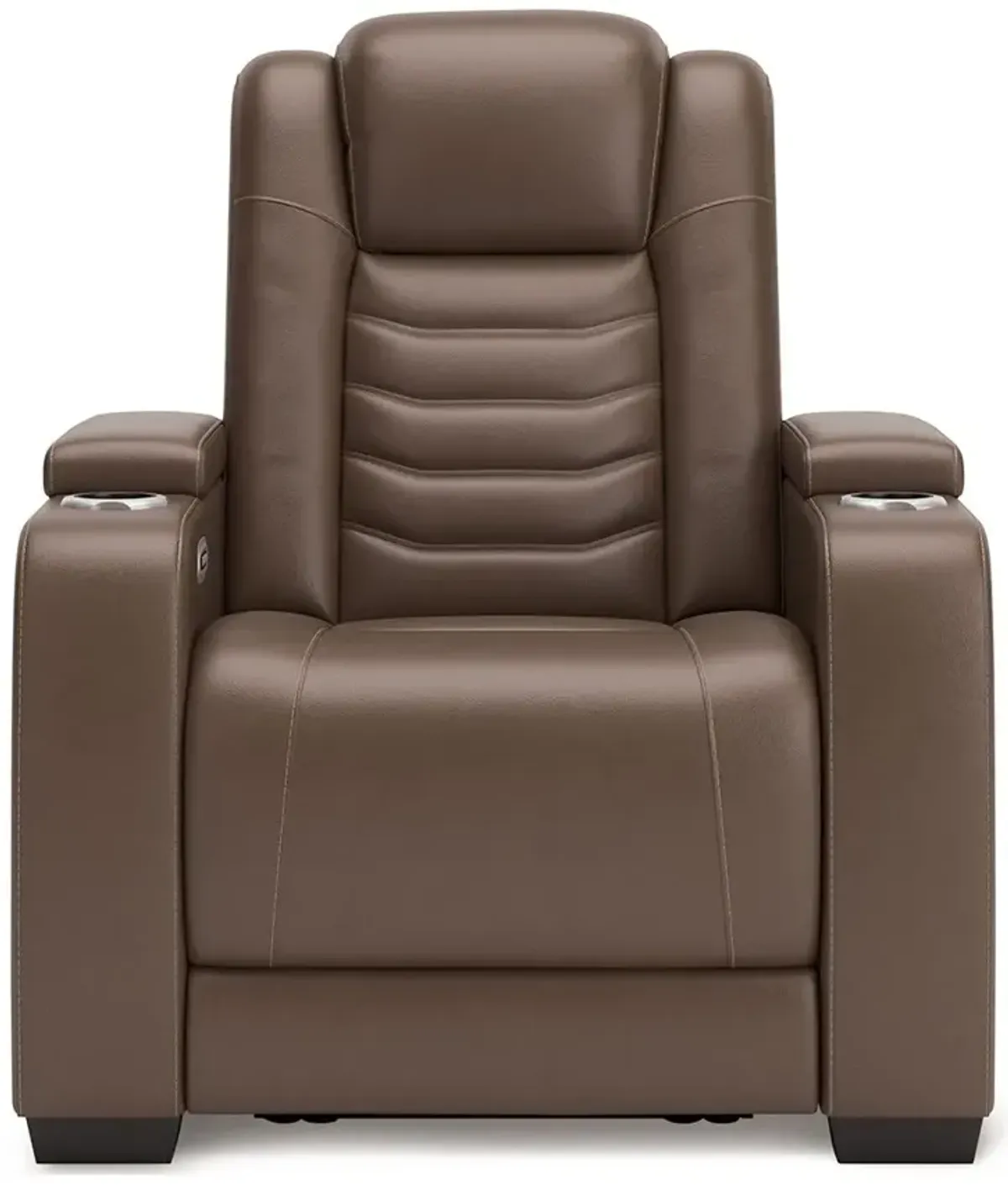 High Impact - Tobacco - Power Recliner / Adj Headrest