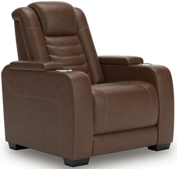 High Impact - Power Recliner / Adj Headrest - Tobacco