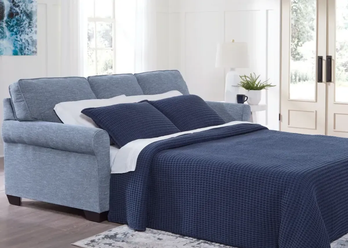 Carissa Manor - Denim - Queen Sofa Sleeper