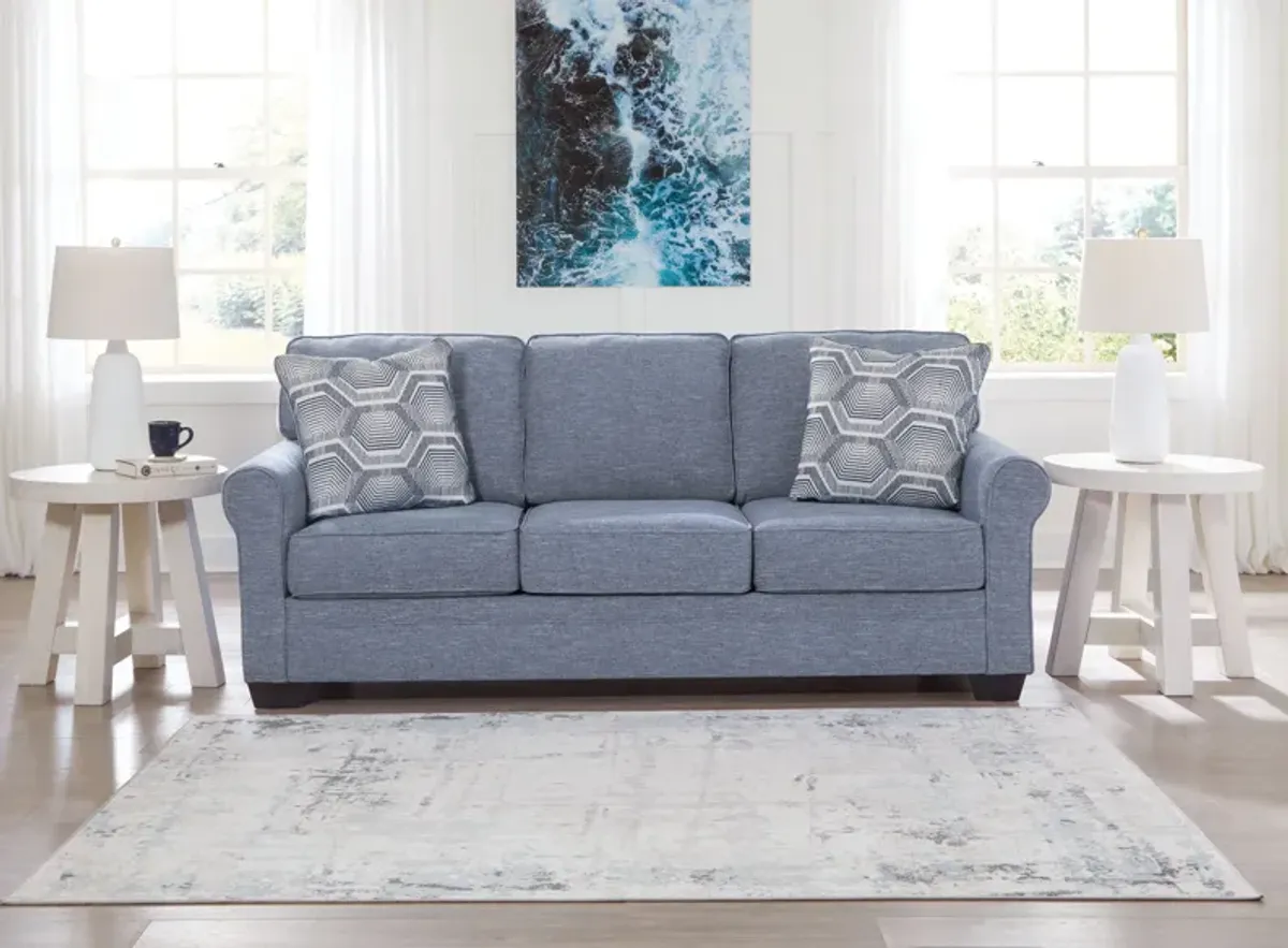 Carissa Manor - Denim - Queen Sofa Sleeper