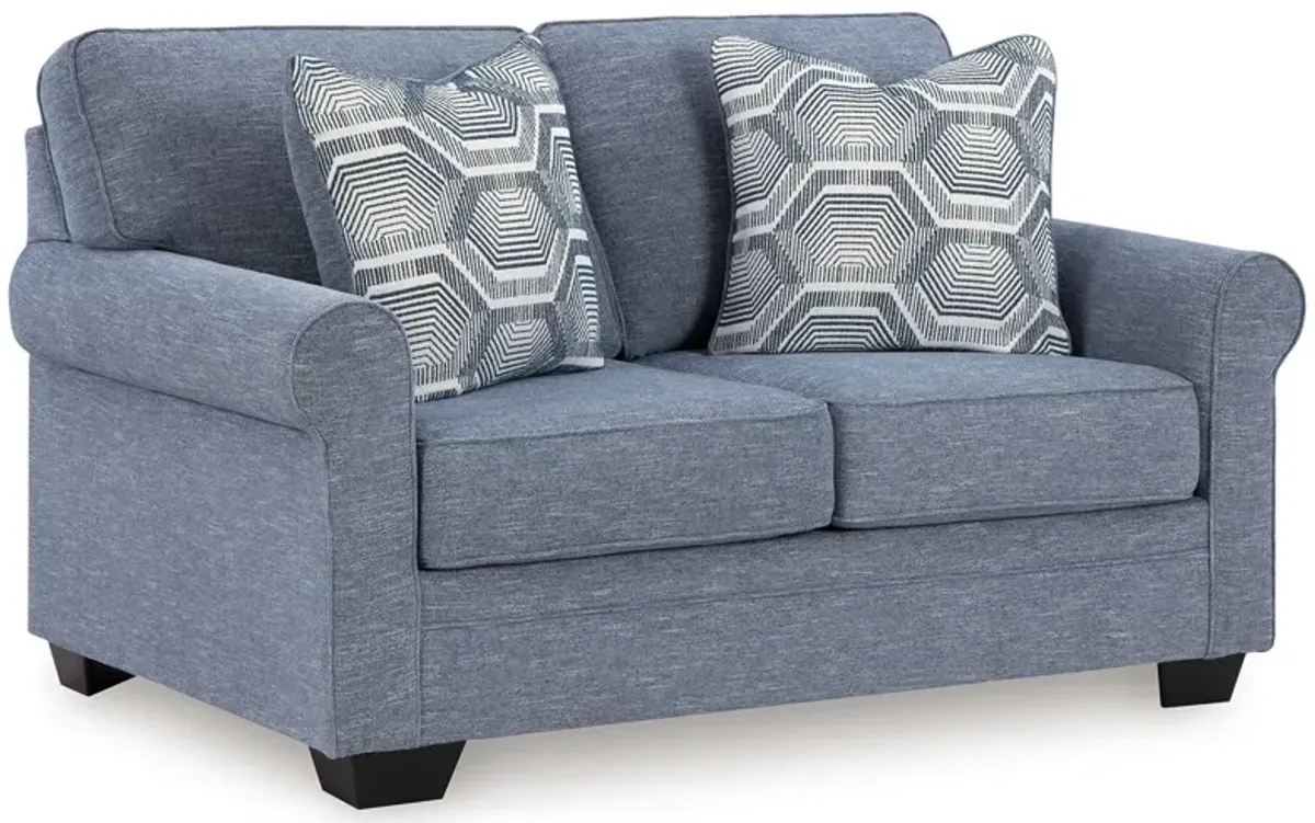 Carissa Manor - Denim - Loveseat